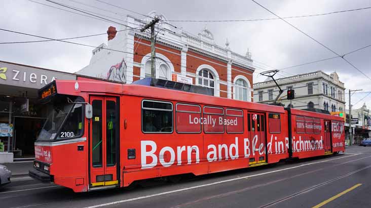 Yarra Trams Class B 2100 Red Energy